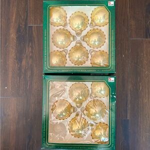Vintage Christmas by Krebs Glass Christmas Ornaments